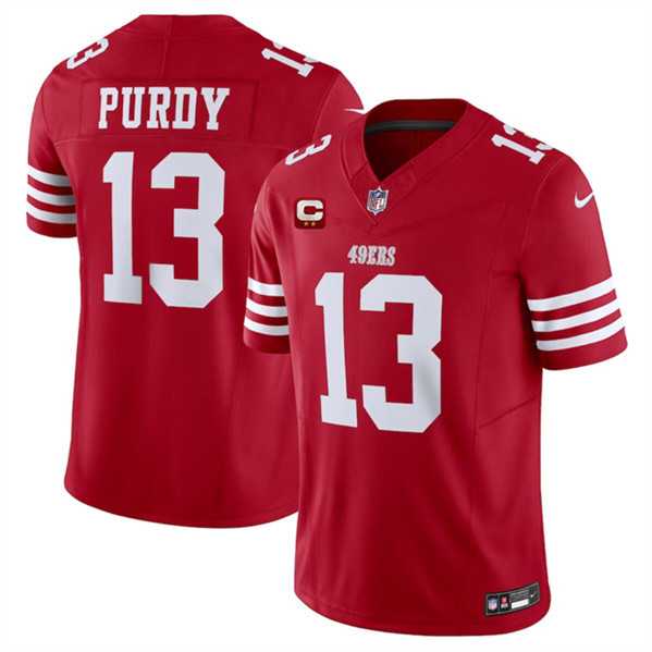 Men & Women & Youth San Francisco 49ers #13 Brock Purdy Red 2024 F.U.S.E. With 2-Star C Patch Vapor Untouchable Limited Stitched Jersey,We sell and wholesale Men & Women & Youth San Francisco 49ers #13 Brock Purdy Red 2024 F.U.S.E. With 2-Star C Patch Vapor Untouchable Limited Stitched Jersey on line form chian!